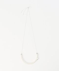 COMME CA ISM / コムサイズム ネックレス・ペンダント・チョーカー | 変形メタルパーツ パールネックレス