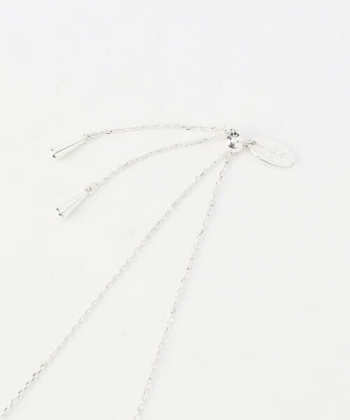 COMME CA ISM / コムサイズム ネックレス・ペンダント・チョーカー | 変形メタルパーツ パールネックレス | 詳細5