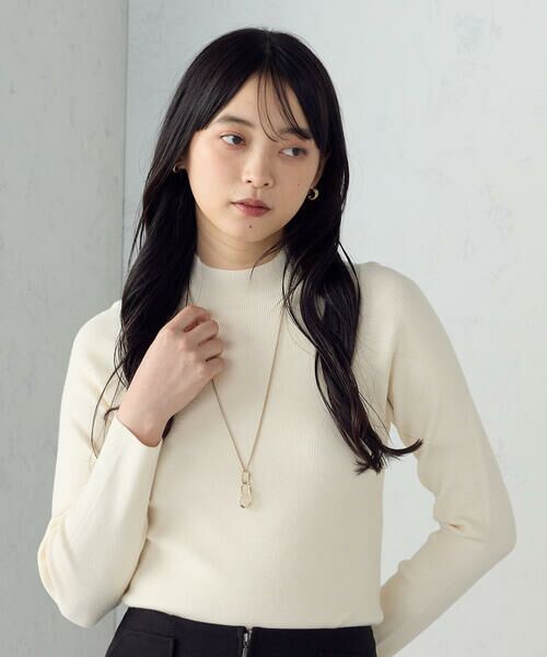 COMME CA ISM / コムサイズム ネックレス・ペンダント・チョーカー | 3WAY ビーンズ ネックレス（ゴールド）