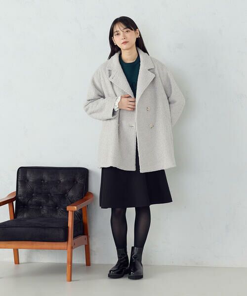 COMME CA ISM / コムサイズム ピーコート | Aライン コート | 詳細2