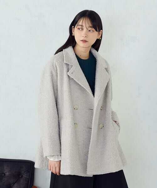 COMME CA ISM / コムサイズム ピーコート | Aライン コート | 詳細3