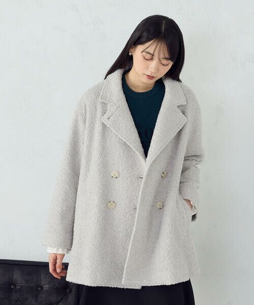 COMME CA ISM / コムサイズム ピーコート | Aライン コート | 詳細4
