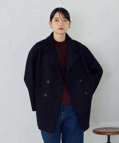 COMME CA ISM / コムサイズム ピーコート | Aライン コート | 詳細9