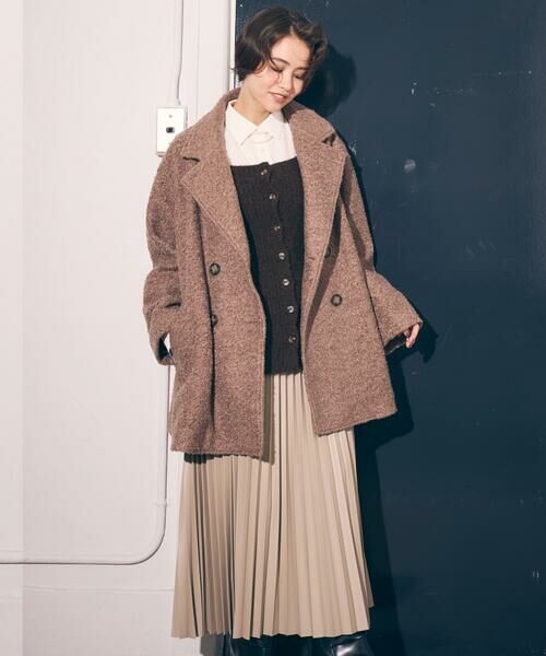 COMME CA ISM / コムサイズム ピーコート | Aライン コート | 詳細11