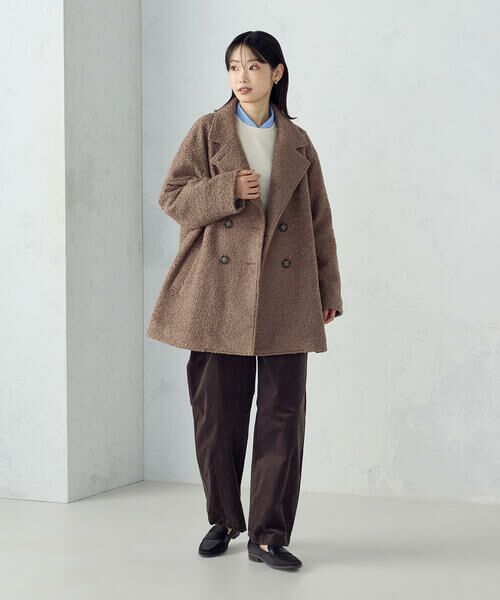 COMME CA ISM / コムサイズム ピーコート | Aライン コート | 詳細15