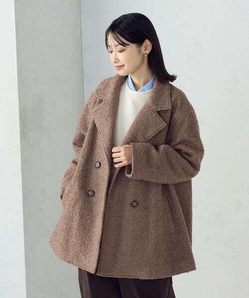 COMME CA ISM / コムサイズム ピーコート | Aライン コート | 詳細16