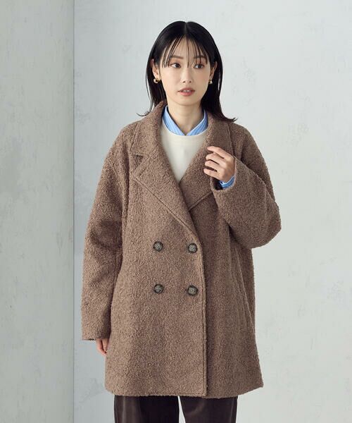 COMME CA ISM / コムサイズム ピーコート | Aライン コート | 詳細18