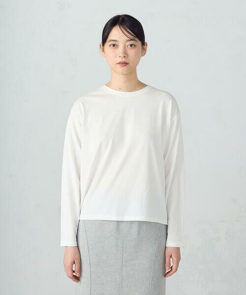 COMME CA ISM / コムサイズム カットソー | 【セットアイテム】 裏毛フーディベスト+ロンT / セットアップ対応 | 詳細10