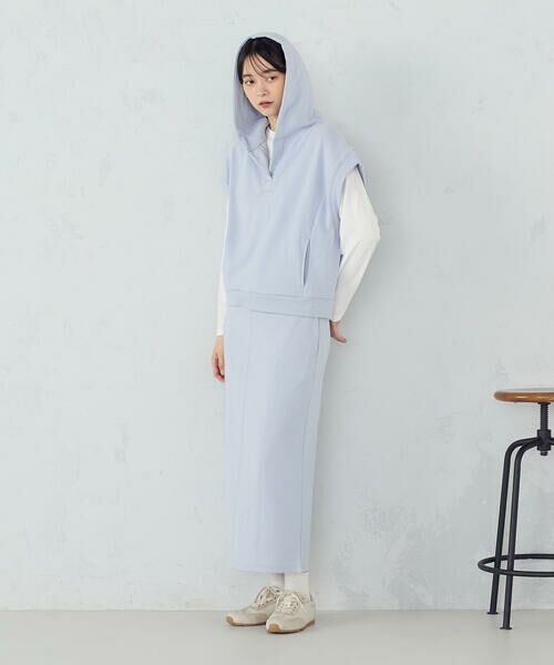 COMME CA ISM / コムサイズム カットソー | 【セットアイテム】 裏毛フーディベスト+ロンT / セットアップ対応 | 詳細19