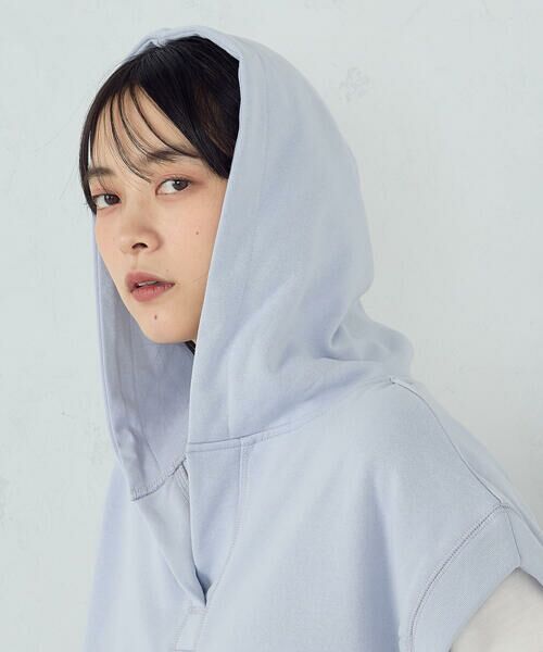 COMME CA ISM / コムサイズム カットソー | 【セットアイテム】 裏毛フーディベスト+ロンT / セットアップ対応 | 詳細21