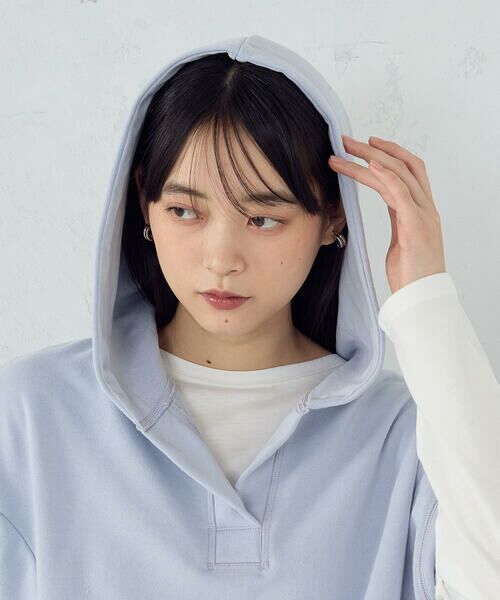 COMME CA ISM / コムサイズム カットソー | 【セットアイテム】 裏毛フーディベスト+ロンT / セットアップ対応 | 詳細22