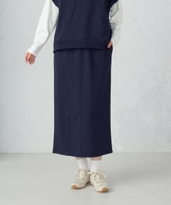 COMME CA ISM / コムサイズム ロング・マキシ丈スカート | 【セットアイテム】裏毛スカート / セットアップ対応