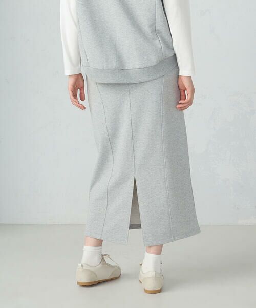 COMME CA ISM / コムサイズム ロング・マキシ丈スカート | 【セットアイテム】裏毛スカート / セットアップ対応 | 詳細4