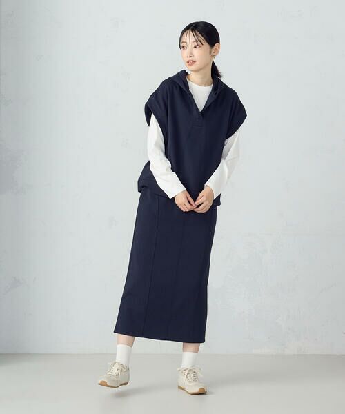 COMME CA ISM / コムサイズム ロング・マキシ丈スカート | 【セットアイテム】裏毛スカート / セットアップ対応 | 詳細13