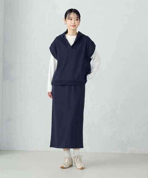 COMME CA ISM / コムサイズム ロング・マキシ丈スカート | 【セットアイテム】裏毛スカート / セットアップ対応 | 詳細14