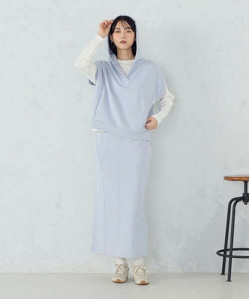 COMME CA ISM / コムサイズム ロング・マキシ丈スカート | 【セットアイテム】裏毛スカート / セットアップ対応 | 詳細20