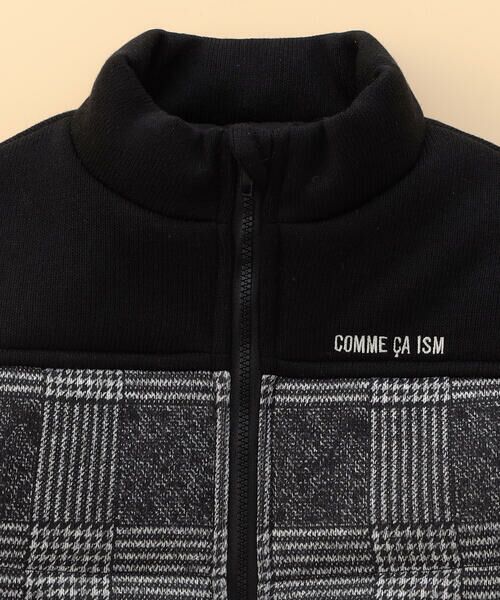 COMME CA ISM / コムサイズム ベビー・キッズグッズ | グレンチェックプリント 中綿ブルゾン(ベビーサイズ) | 詳細2