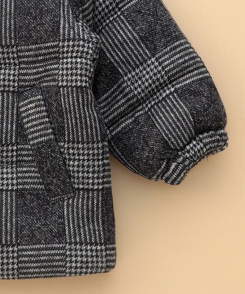 COMME CA ISM / コムサイズム ベビー・キッズグッズ | グレンチェックプリント 中綿ブルゾン(ベビーサイズ) | 詳細3