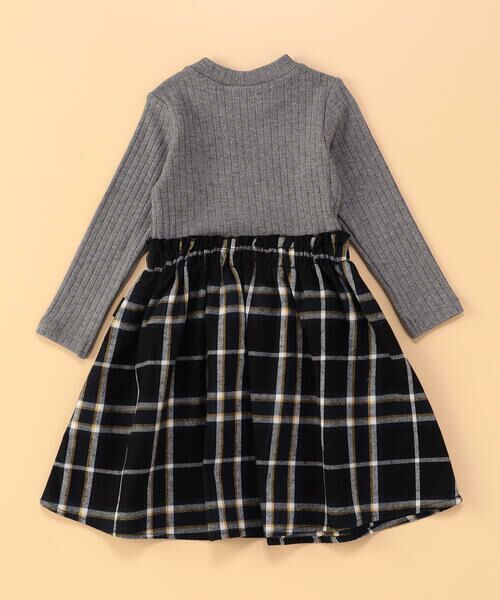 COMME CA ISM / コムサイズム ベビー・キッズグッズ | チェック ドッキング ワンピース(ベビーサイズ) | 詳細1