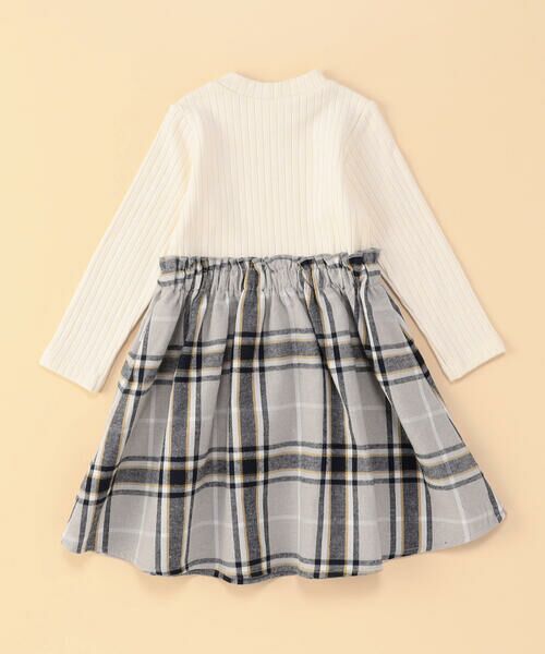 COMME CA ISM / コムサイズム ベビー・キッズグッズ | チェック ドッキング ワンピース(ベビーサイズ) | 詳細3
