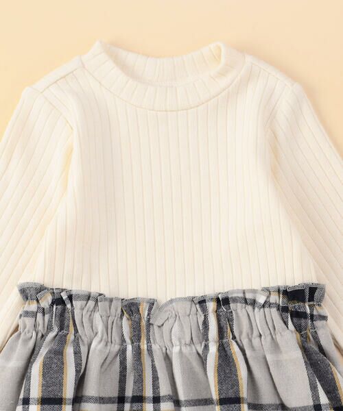 COMME CA ISM / コムサイズム ベビー・キッズグッズ | チェック ドッキング ワンピース(ベビーサイズ) | 詳細4