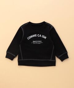 COMME CA ISM / コムサイズム ベビー・キッズグッズ | “にっぽんの色” 3本針ステッチ ロゴトレーナー(ベビーサイズ)