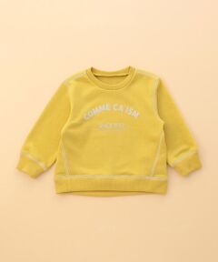 COMME CA ISM / コムサイズム ベビー・キッズグッズ | “にっぽんの色” 3本針ステッチ ロゴトレーナー(ベビーサイズ)