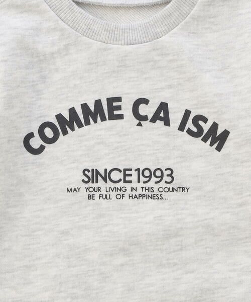 COMME CA ISM / コムサイズム ベビー・キッズグッズ | “にっぽんの色” 3本針ステッチ ロゴトレーナー(ベビーサイズ) | 詳細5