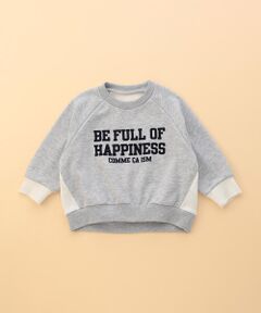 COMME CA ISM / コムサイズム ベビー・キッズグッズ | フロッキープリント 配色トレーナー(ベビーサイズ)