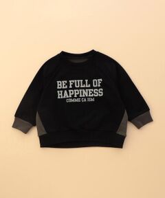 COMME CA ISM / コムサイズム ベビー・キッズグッズ | フロッキープリント 配色トレーナー(ベビーサイズ)