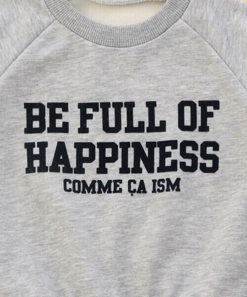 COMME CA ISM / コムサイズム ベビー・キッズグッズ | フロッキープリント 配色トレーナー(ベビーサイズ) | 詳細4