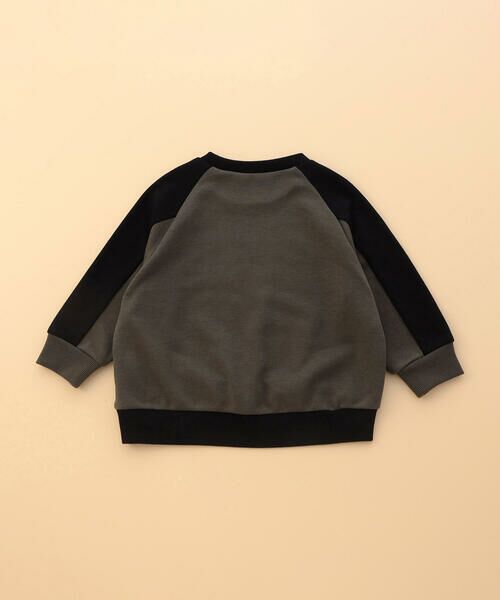 COMME CA ISM / コムサイズム ベビー・キッズグッズ | フロッキープリント 配色トレーナー(ベビーサイズ) | 詳細6