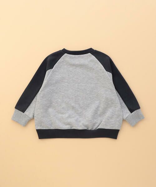 COMME CA ISM / コムサイズム ベビー・キッズグッズ | フロッキープリント 配色トレーナー(ベビーサイズ) | 詳細9