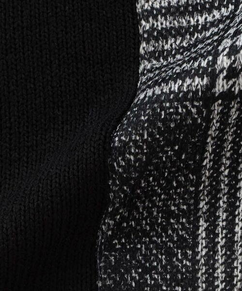 COMME CA ISM / コムサイズム ベビー・キッズグッズ | グレンチェックプリント 裏起毛 切り替えトレーナー / セットアップ対応 (ベビーサイズ) | 詳細5