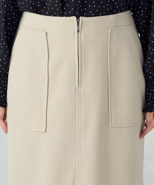 COMME CA ISM / コムサイズム ミニ・ひざ丈スカート | フラノ調ジャージータイトスカート | 詳細18