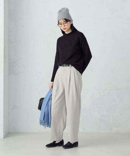 COMME CA ISM / コムサイズム その他パンツ | 2タック ワイドパンツ | 詳細2