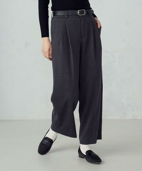 COMME CA ISM / コムサイズム その他パンツ | 2タック ワイドパンツ | 詳細16