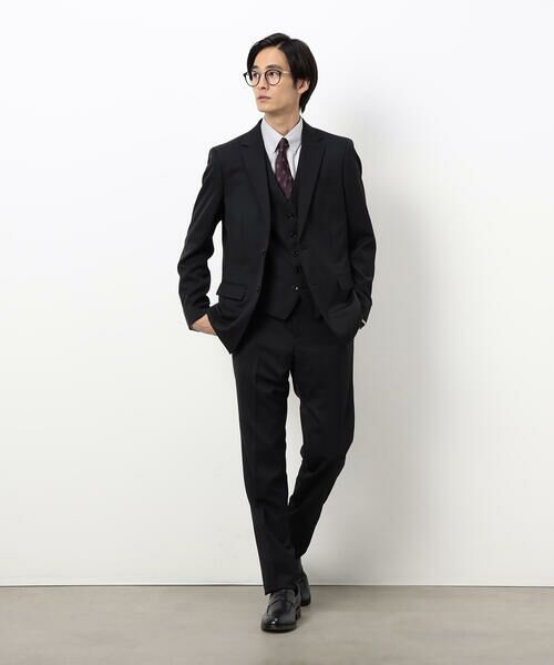 COMME CA ISM / コムサイズム セットアップ | 【セットアップ対応】ポリエステル ウール ギャバ パンツ | 詳細1