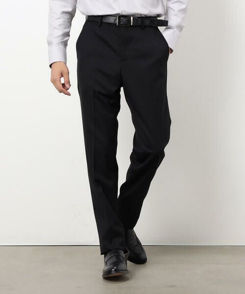 COMME CA ISM / コムサイズム セットアップ | 【セットアップ対応】ポリエステル ウール ギャバ パンツ | 詳細4