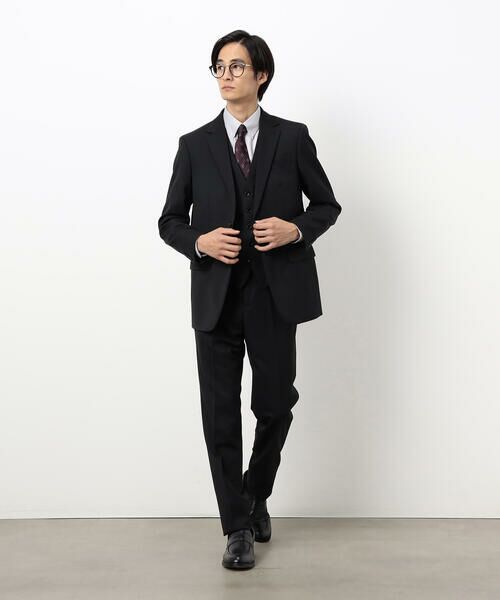 COMME CA ISM / コムサイズム セットアップ | 【セットアップ対応】ポリエステル ウール ギャバ ジャケット | 詳細2