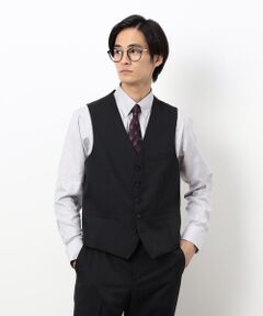 COMME CA ISM / コムサイズム セットアップ | 【セットアップ対応】ポリエステル ウール ギャバ ベスト