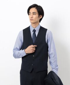 COMME CA ISM / コムサイズム セットアップ | 【セットアップ対応】ポリエステル ウール ギャバ ベスト