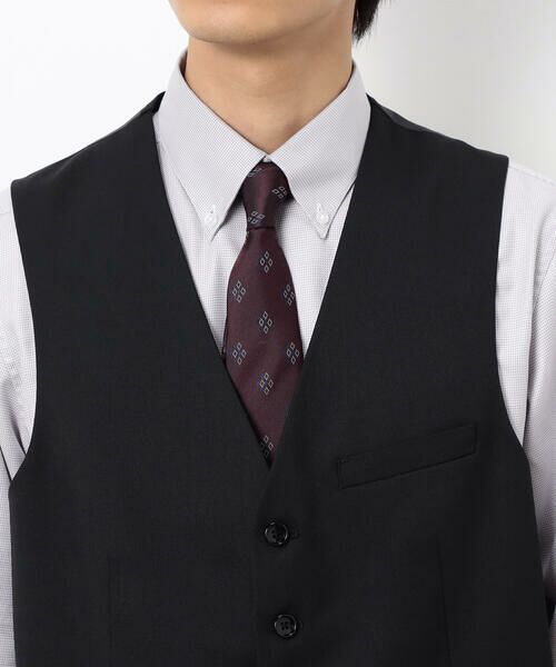 COMME CA ISM / コムサイズム セットアップ | 【セットアップ対応】ポリエステル ウール ギャバ ベスト | 詳細8