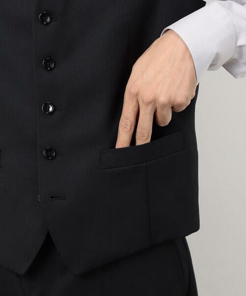 COMME CA ISM / コムサイズム セットアップ | 【セットアップ対応】ポリエステル ウール ギャバ ベスト | 詳細11