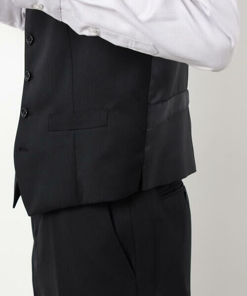 COMME CA ISM / コムサイズム セットアップ | 【セットアップ対応】ポリエステル ウール ギャバ ベスト | 詳細12
