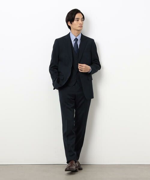 COMME CA ISM / コムサイズム セットアップ | 【セットアップ対応】ポリエステル ウール ギャバ ベスト | 詳細16