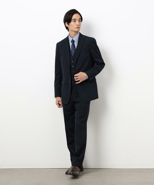 COMME CA ISM / コムサイズム セットアップ | 【セットアップ対応】ポリエステル ウール ギャバ ベスト | 詳細18