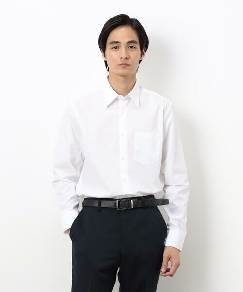 COMME CA ISM / コムサイズム シャツ・ブラウス | 【イージーケア加工】レギュラーカラードレスシャツ | 詳細1