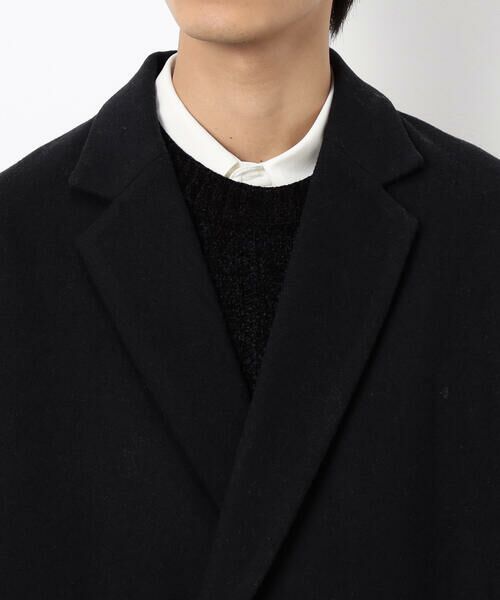 COMME CA ISM / コムサイズム その他アウター | ウールブレンド メルトン セミダブル チェスターコート | 詳細10