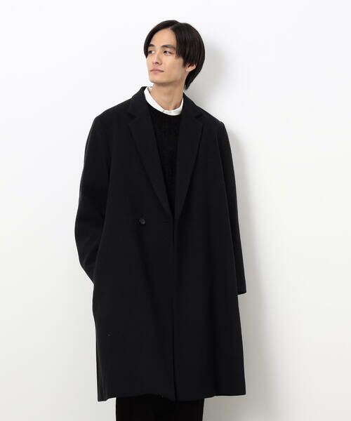 COMME CA ISM / コムサイズム その他アウター | ウールブレンド メルトン セミダブル チェスターコート | 詳細4